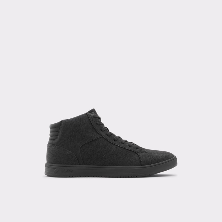 Moda Aldo Afiac High Top Sneaker Negro Nubuck Sintético