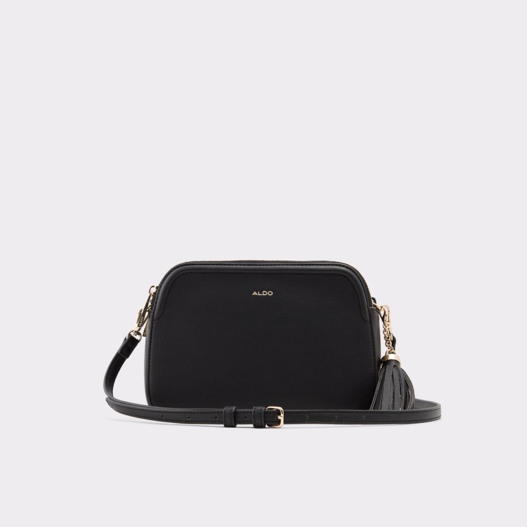 Bolso Bandolera Aldo Negro Agrelin De Moda