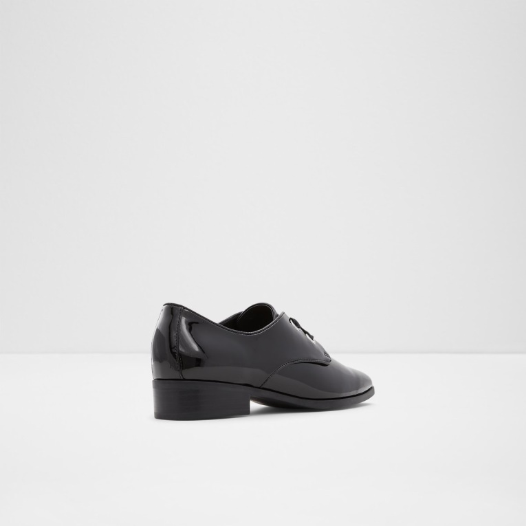 Aldo Agwenna Oxford Zapato Negro Sintético Charol Moda
