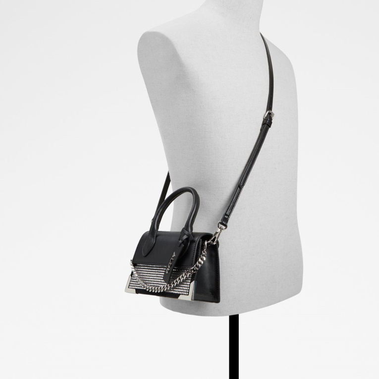 Bolso Negro Ailalla Con Asa Superior Aldo Fashion