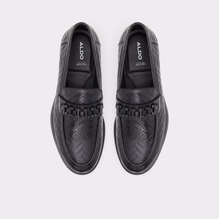 Moda Cuero Negro Aleck Aldo