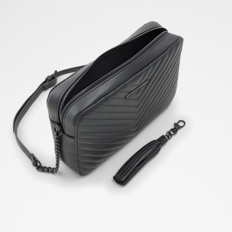 Bolso Bandolera Andressera Fashion Aldo Negro