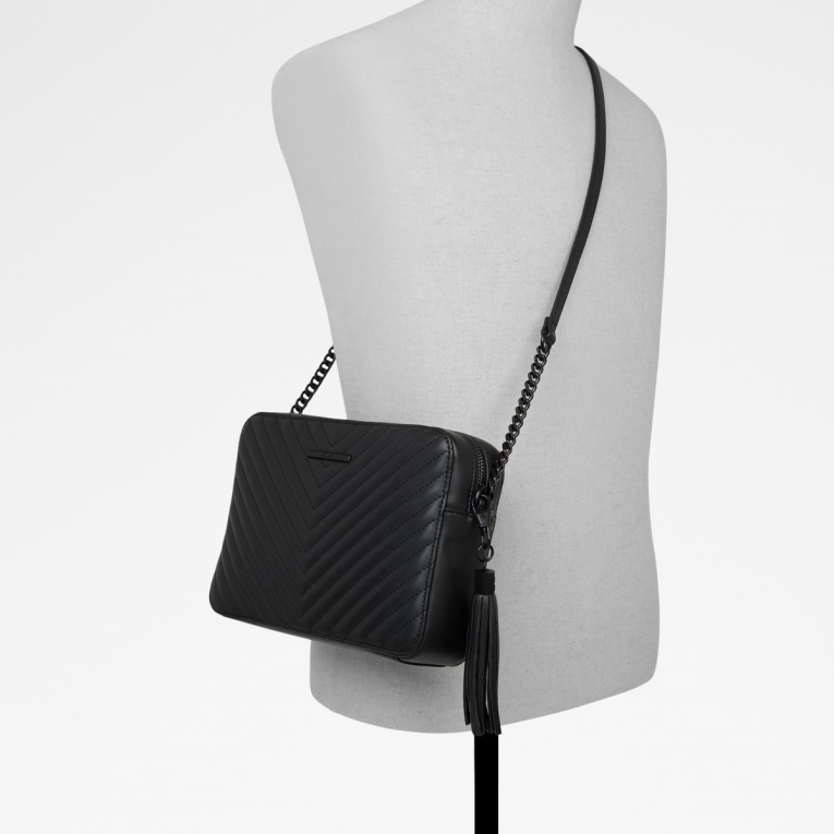 Bolso Bandolera Andressera Fashion Aldo Negro
