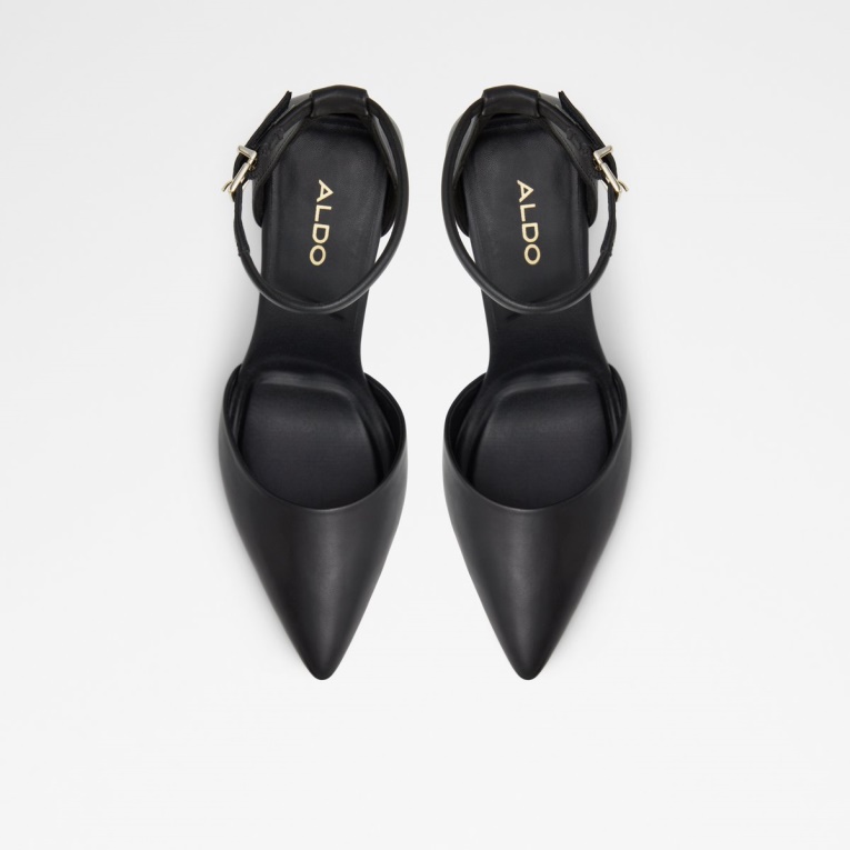 Ardcarn Zapato De Tiras Con Tacón Moda Negro Aldo