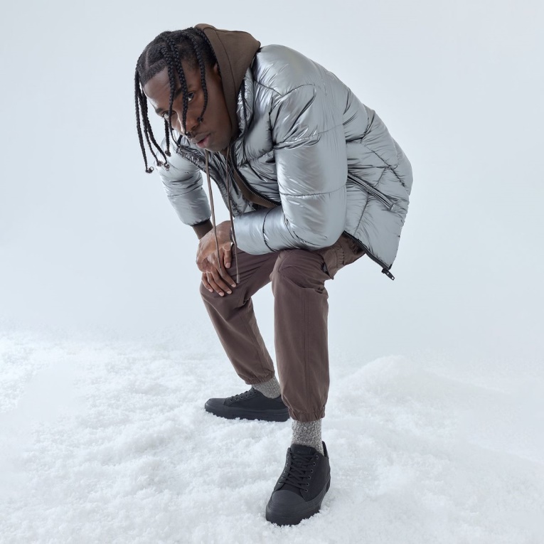 Zapatilla De Deporte Baja En La Parte Superior De Ascender De Moda Negra De Aldo Suela De Copa