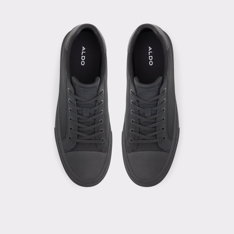 Zapatilla De Deporte Baja En La Parte Superior De Ascender De Moda Negra De Aldo Suela De Copa