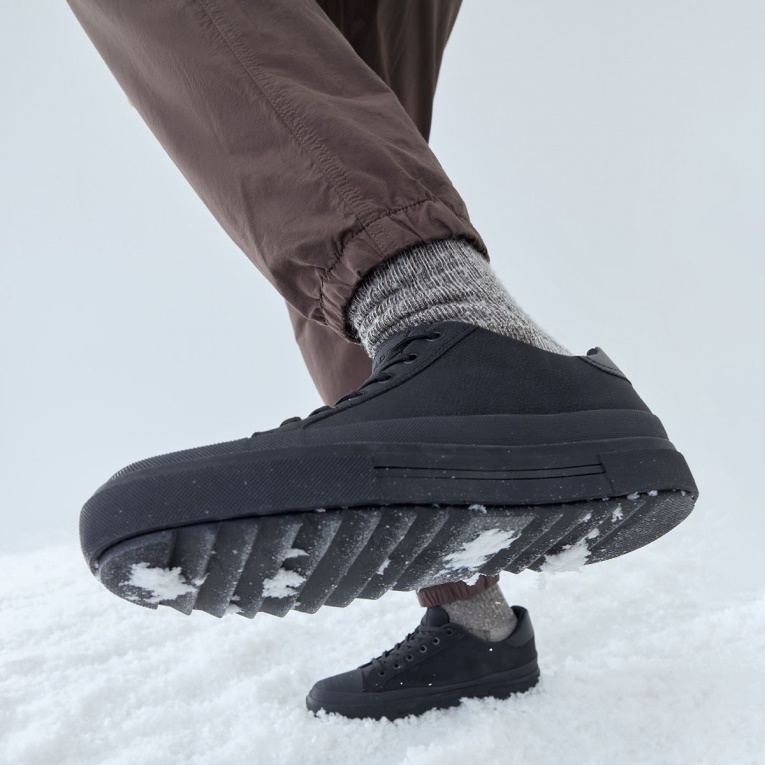 Zapatilla De Deporte Baja En La Parte Superior De Ascender De Moda Negra De Aldo Suela De Copa