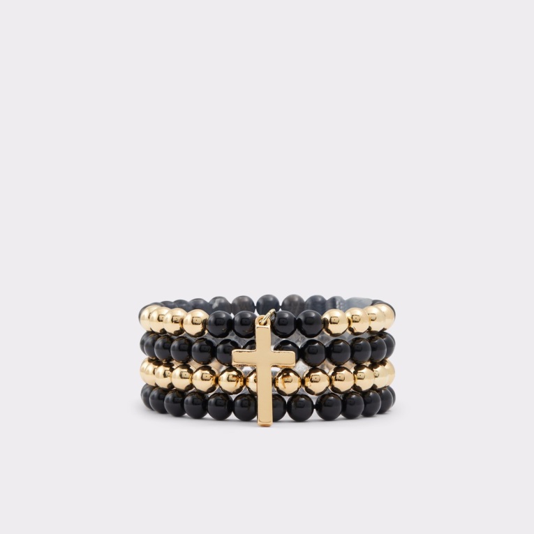 Pulsera Multi Asilaf Negro-oro Aldo Fashion