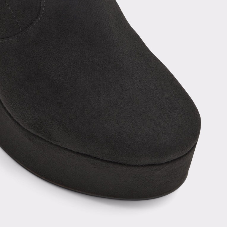 Plataforma De Botas Por Encima De La Rodilla Astelawan De Moda Negra De Aldo