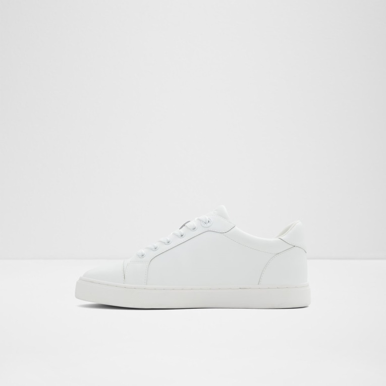 Moda Aldo White Astila Low Top Sneaker Cup Sole