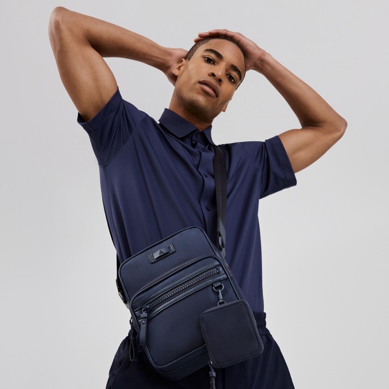 Bolsa Crossbody Aldo Astranita Moda Azul Marino