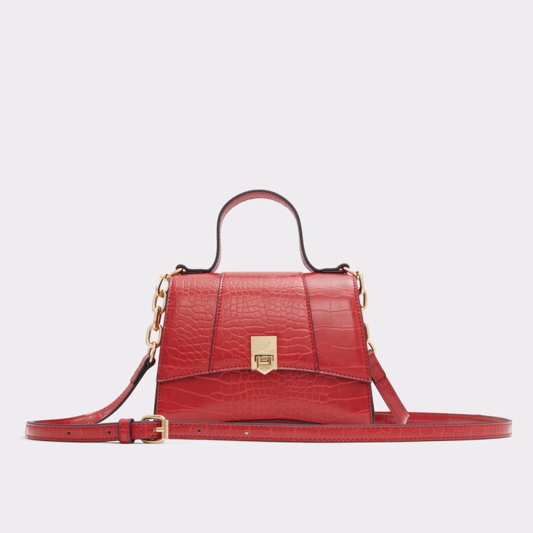 Bolso Rojo Attunga Con Asa Superior De Aldo Fashion