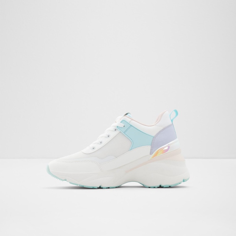 Azuria Cuña Zapatilla Jogger Suela Moda Aldo Pastel Multi