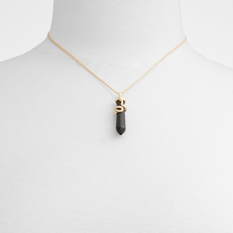 Collar Backhouse Multi Aldo De Moda En Negro Y Oro