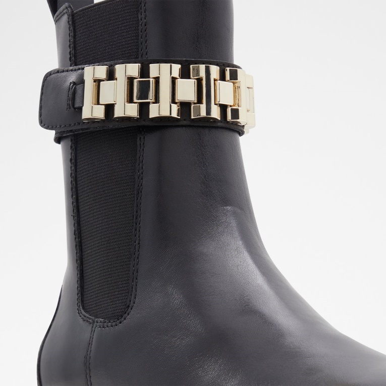 Balaraen Botín Chelsea Suela Dentada Negro Aldo Fashion