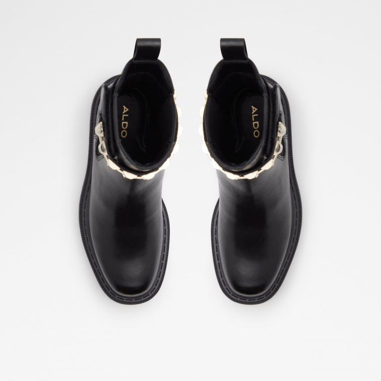 Balaraen Botín Chelsea Suela Dentada Negro Aldo Fashion