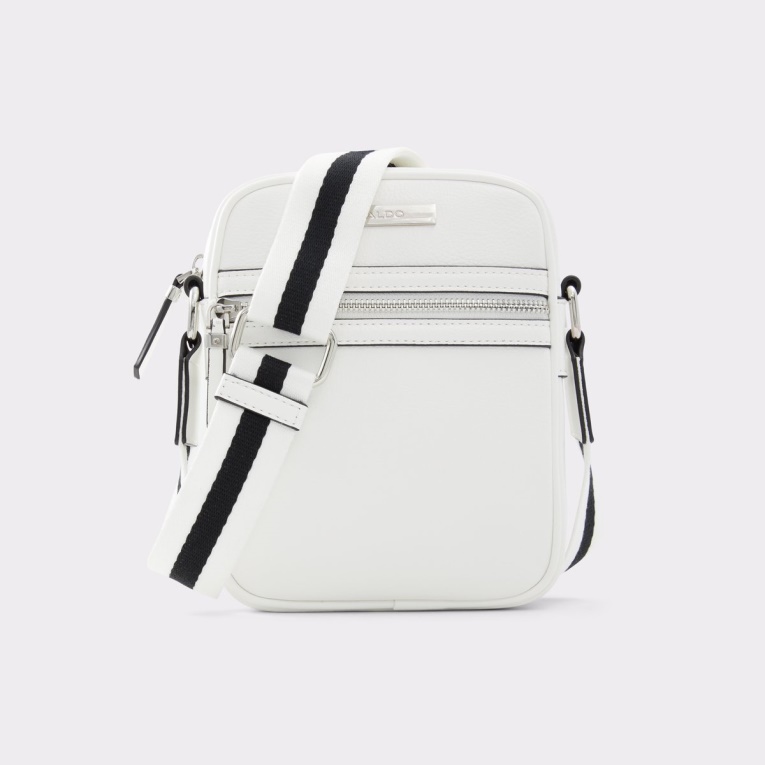 Bolso Bandolera Bandslam Blanco De Moda De Bajo Stock Aldo