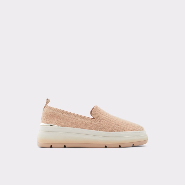 Moda Aldo Banessi Slip On Flatform Bone