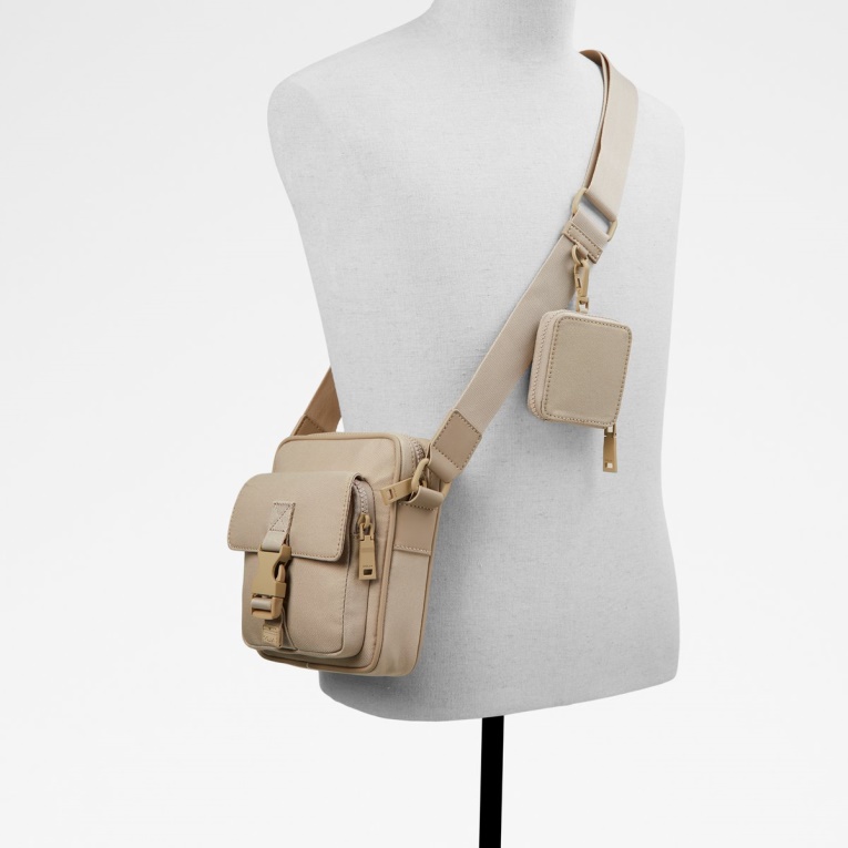 Aldo Agotado Basal Bandolera Beige Mediano Moda