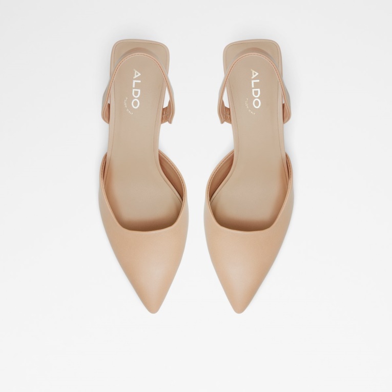 Moda Aldo Basanti Sling Back Tacón Alto Hueso