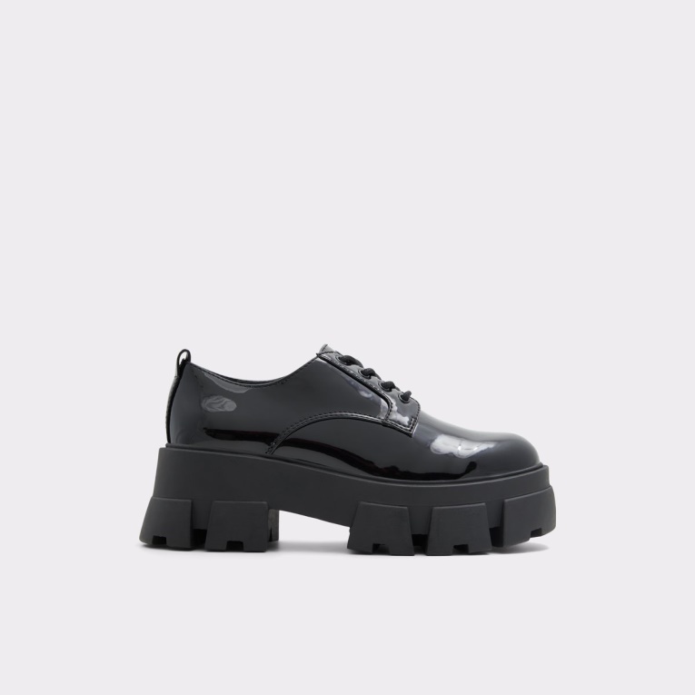 Negro Moda Aldo Bigbang Oxford Zapato Lug Suela