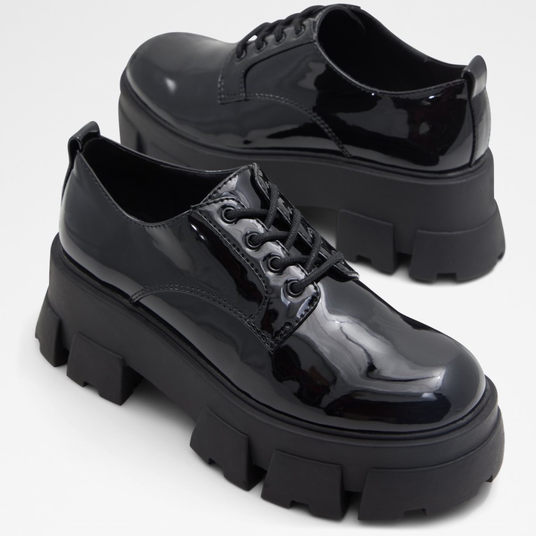 Negro Moda Aldo Bigbang Oxford Zapato Lug Suela
