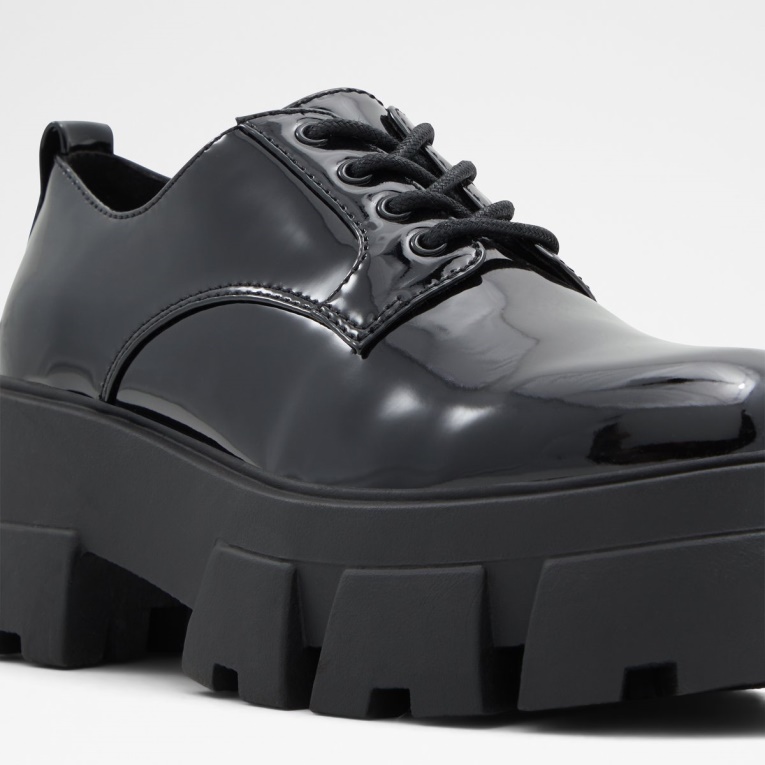 Negro Moda Aldo Bigbang Oxford Zapato Lug Suela