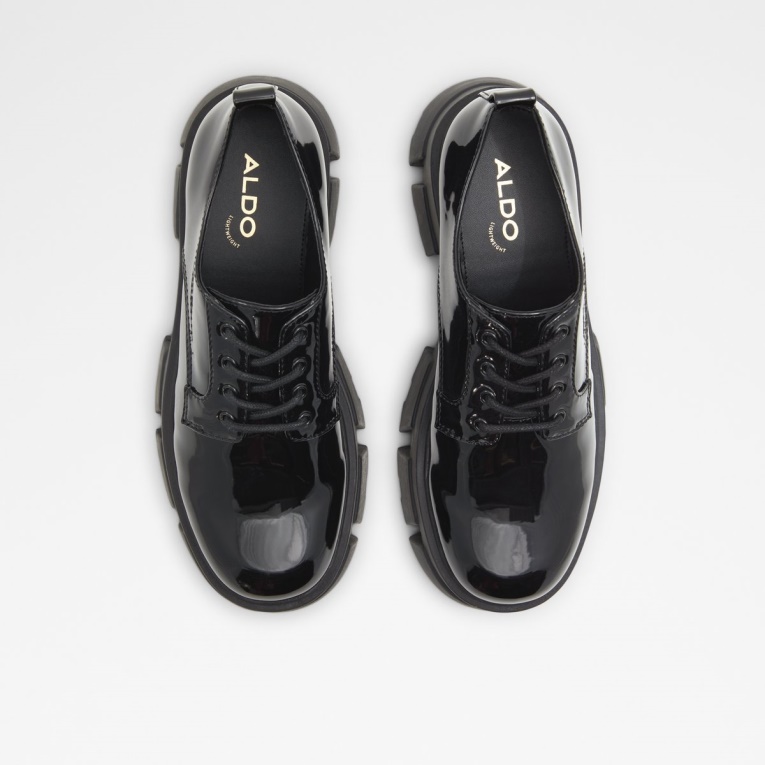 Negro Moda Aldo Bigbang Oxford Zapato Lug Suela