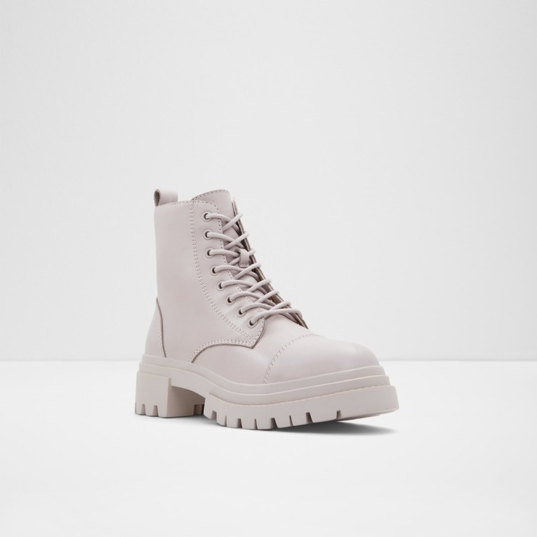 Moda Aldo Bigmark Botas De Combate Suela De Orejeta Gris