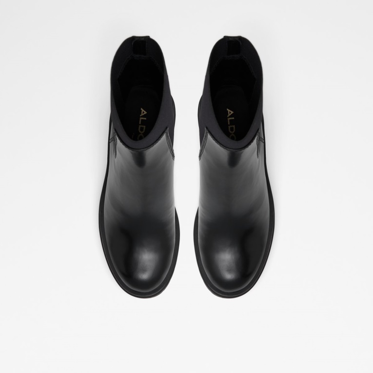 Aldo Negro Moda Bigmood Chelsea Bota Suela Dentada