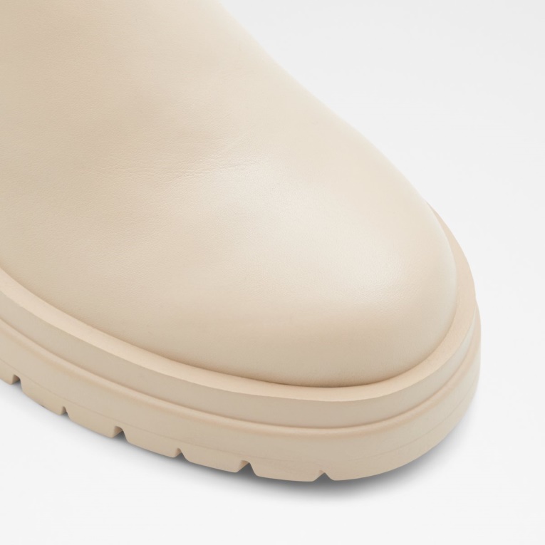 Aldo Bigmood Botín Chelsea Suela Dentada Beige Moda