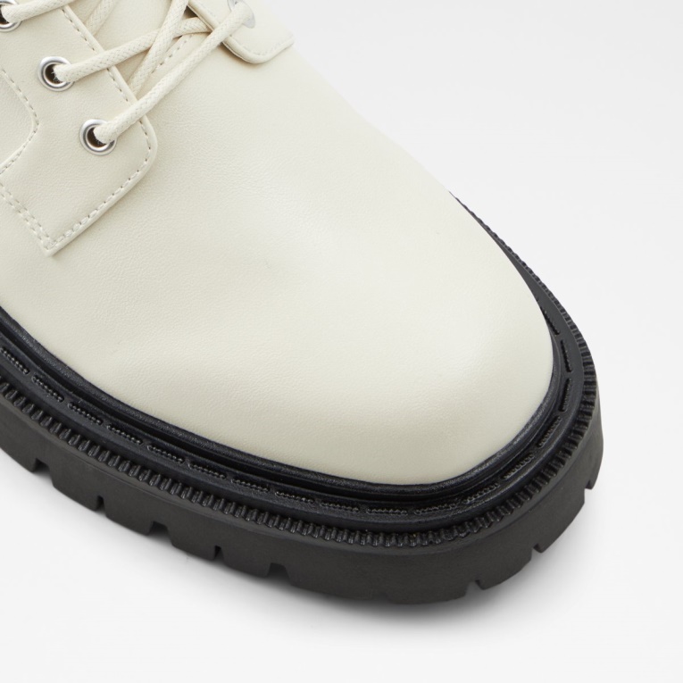 Moda Aldo Bigmove Zapato Oxford Lug Suela Blanco