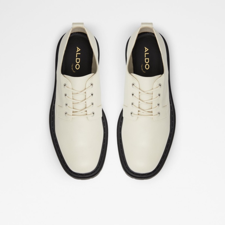 Moda Aldo Bigmove Zapato Oxford Lug Suela Blanco
