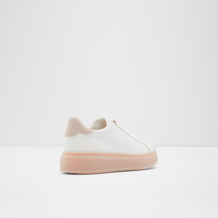 Blushcloud Zapatillas De Deporte De Caña Baja Moda Aldo Blanco