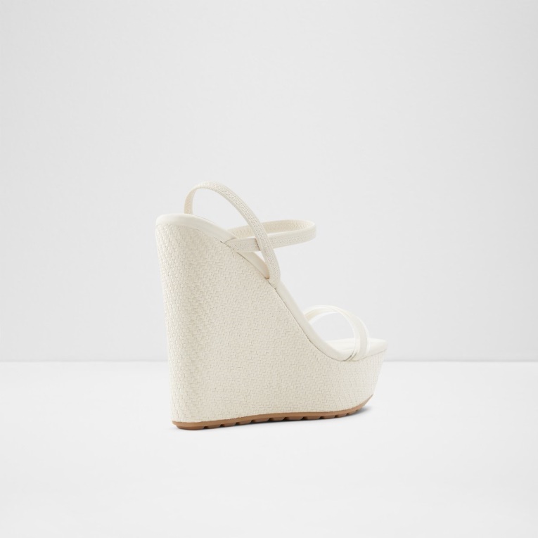 Bodish Cuña Sandalia Cuña Moda Blanco Aldo