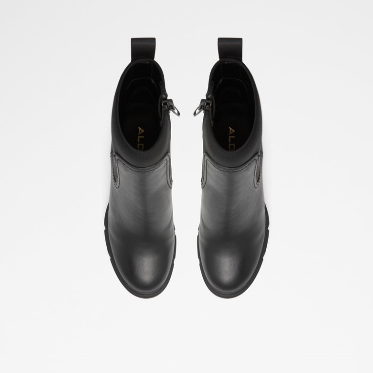 Aldo Fashion Cuero Negro Material Mixto Más Audaz