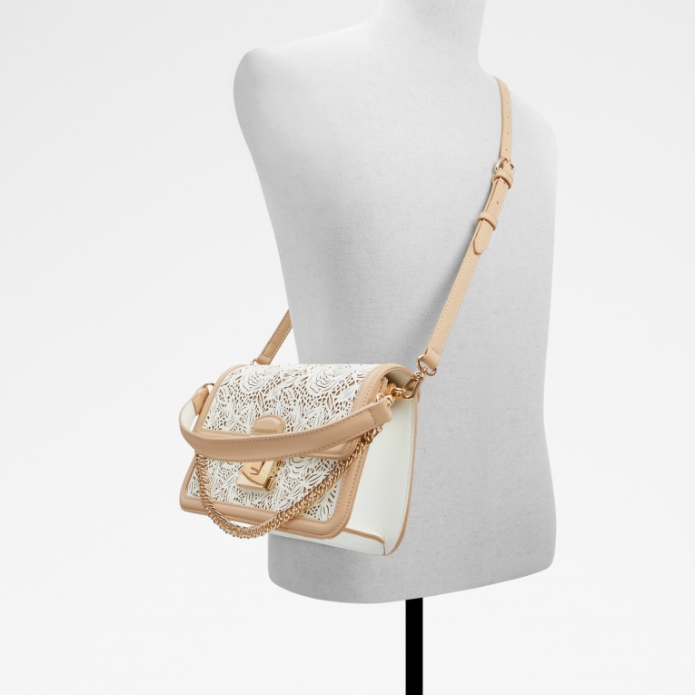 Agotado Bolso De Hombro Botannax Blanco Moda Aldo