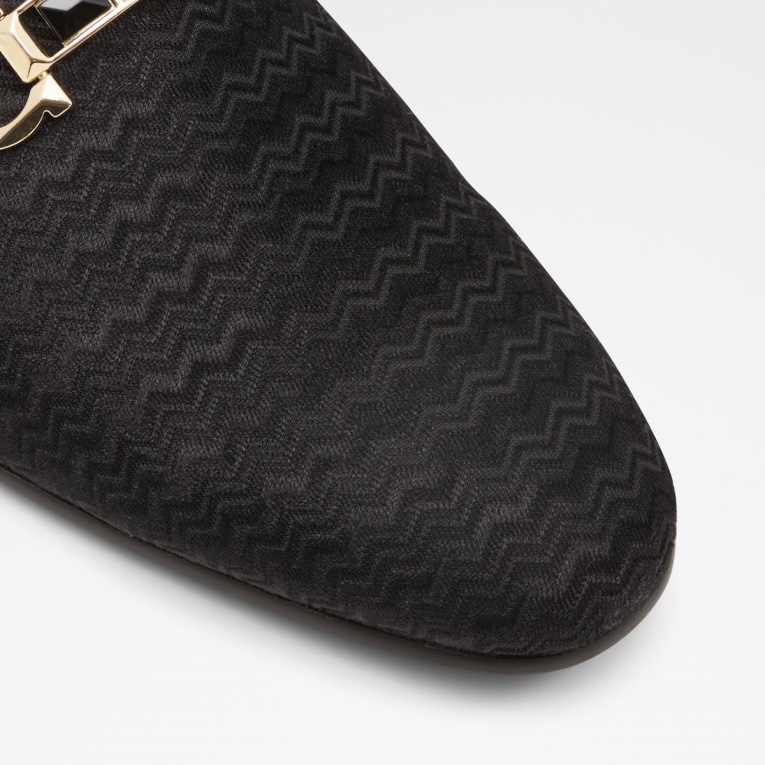 Aldo Negro Textil Terciopelo Moda Nueva Llegada Corbatín