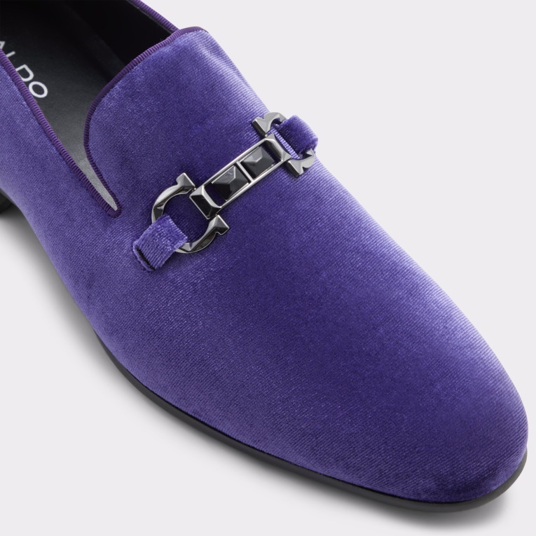Mocasín Con Moño Recién Llegado Morado Oscuro De Moda Aldo
