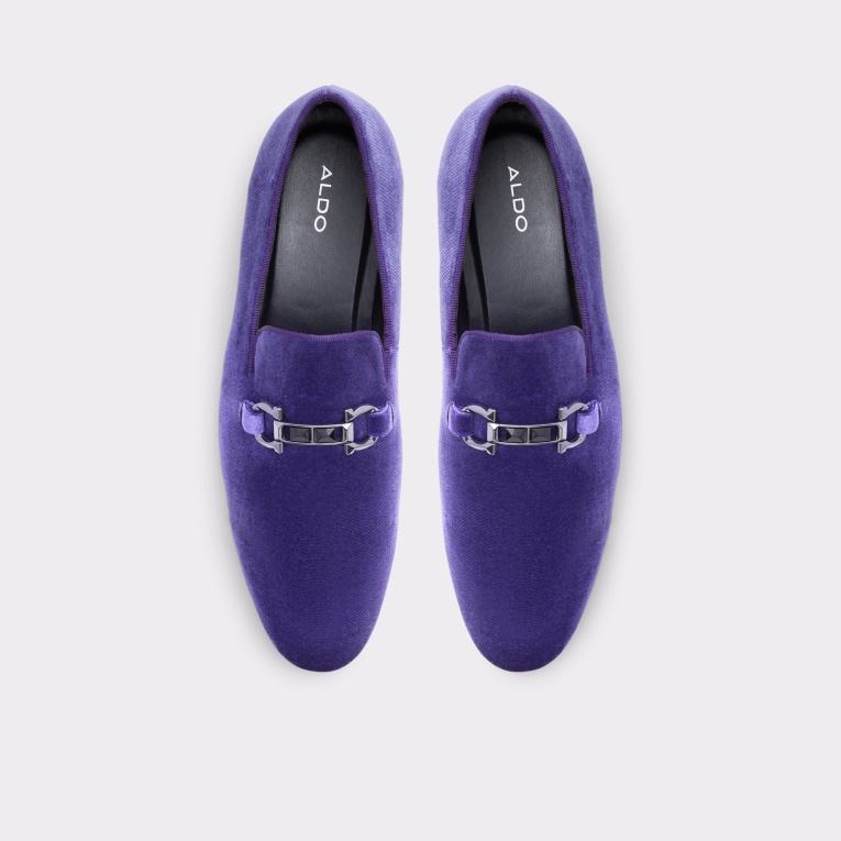 Mocasín Con Moño Recién Llegado Morado Oscuro De Moda Aldo