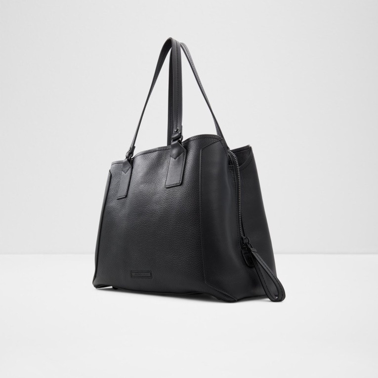 Bolso Satchel Bragia Negro De Moda De Aldo