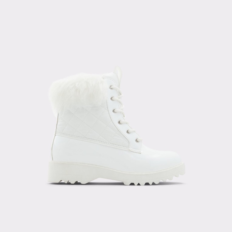 Aldo Fashion Breadda Bota Para La Nieve Suela De Orejeta Blanco
