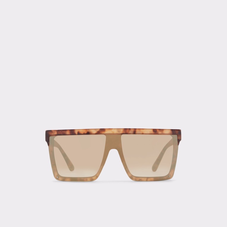 Moda Aldo Brightside Escudo Gafas De Sol Marrones