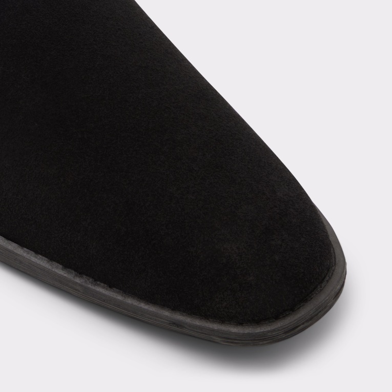 Botines Brodyx Chelsea Cuero Negro Ante Aldo Moda