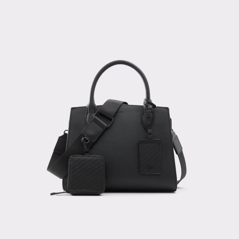 Bolso Tote Cadoanad Negro Aldo De Moda