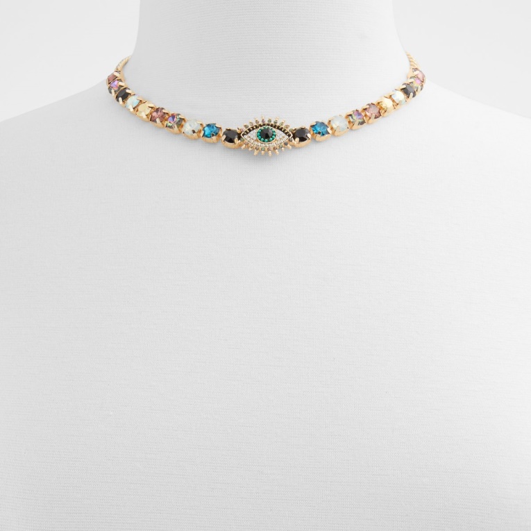 Collar De Moda Verde Oscuro Aldo Cadoreni