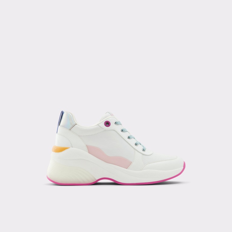 Zapatillas De Deporte Blancas Con Cuña Cerina De Aldo Fashion