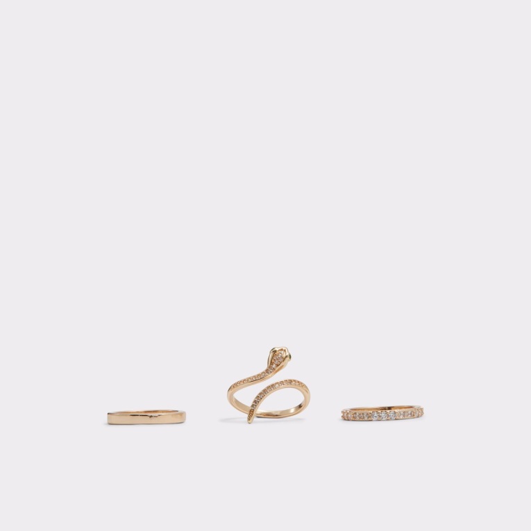 Anillo Multi Chelassi Dorado Claro De Aldo De Moda