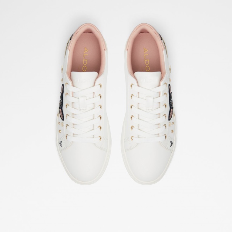 Blanco Aldo Fashion Chicou Zapatillas Bajas Suela De Copa