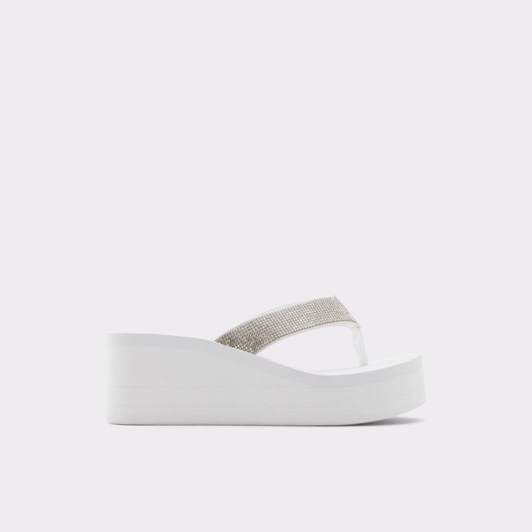 Aldo Chima Chanclas Blanco Moda
